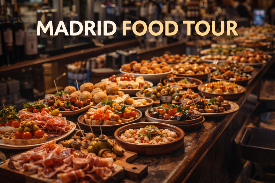 Madrid food tour, tapas